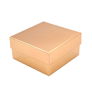 Gold Foil Boxes with Lids